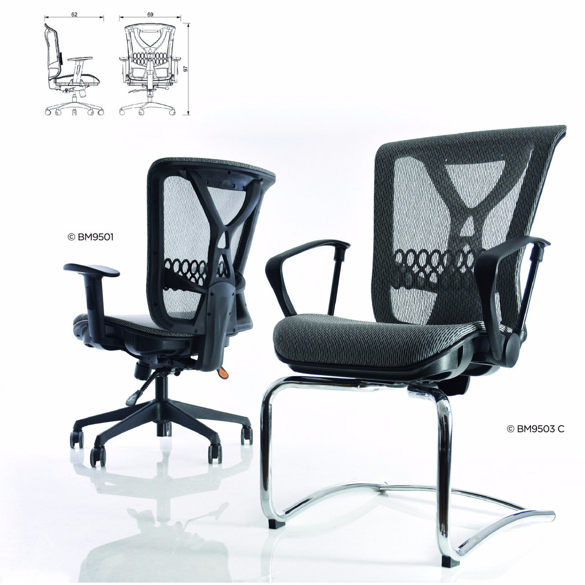 Silla Visitante BM 9503 - OffiMobile