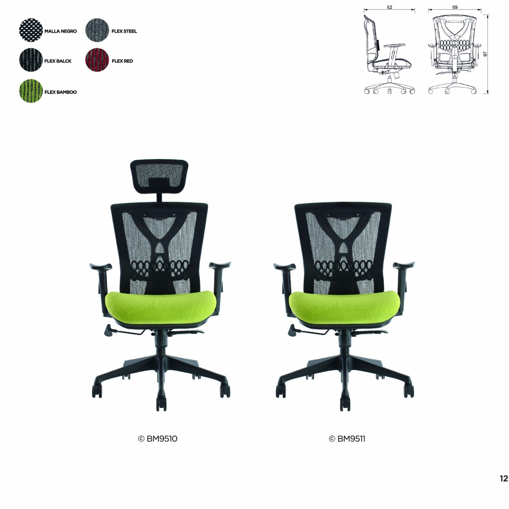 Silla ejecutiva bm 9511