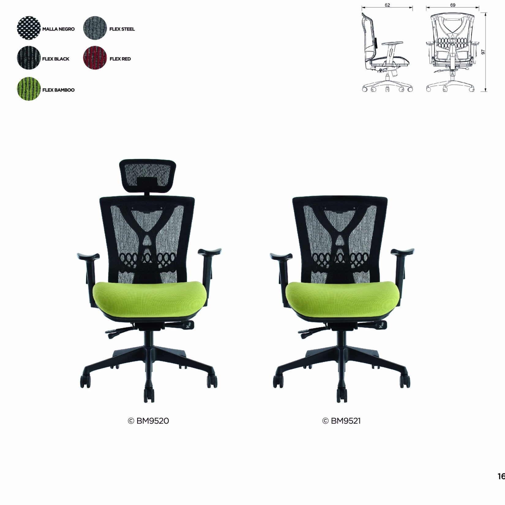 Silla ejecutiva bm 9521