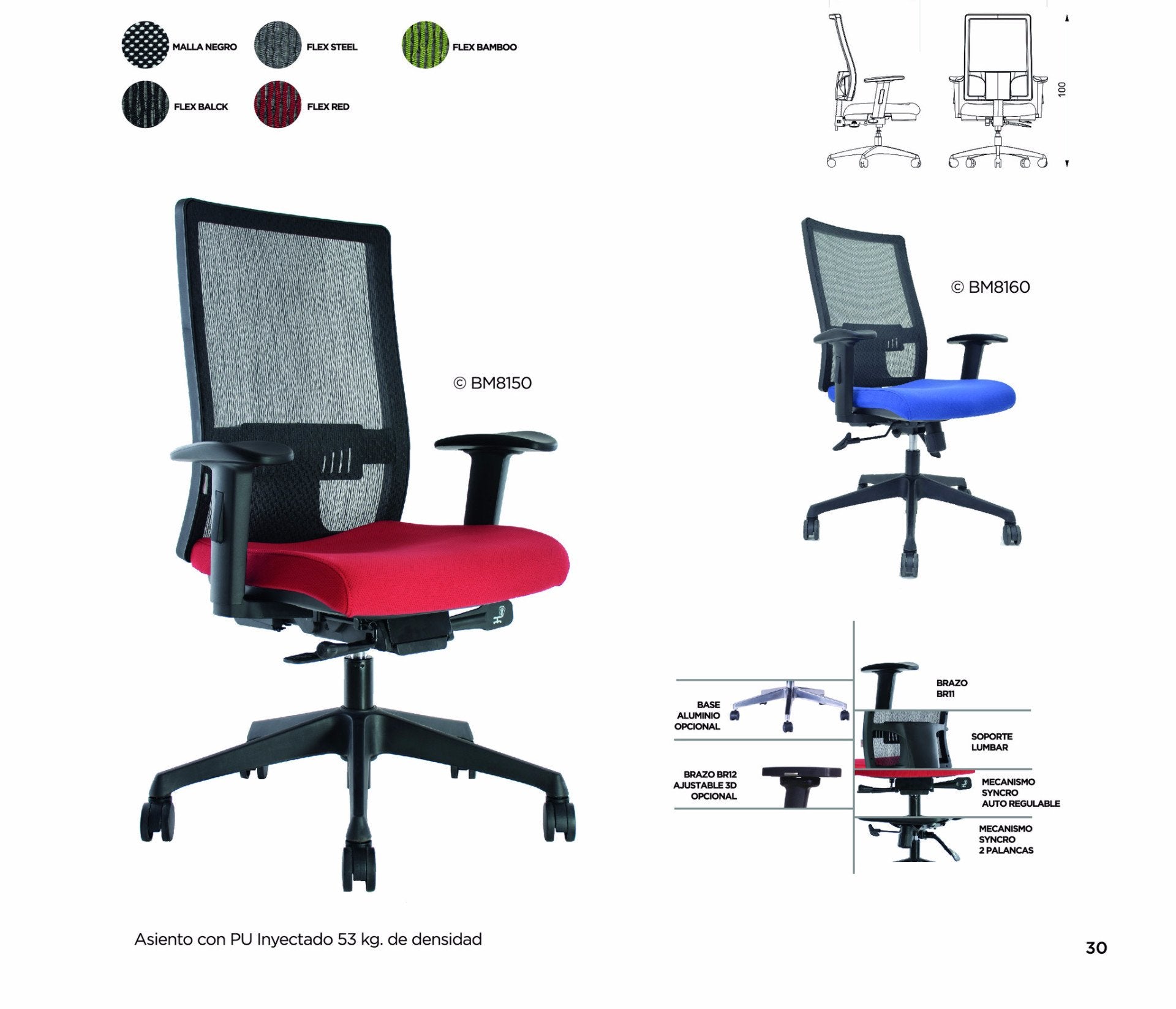 silla operativa 8160