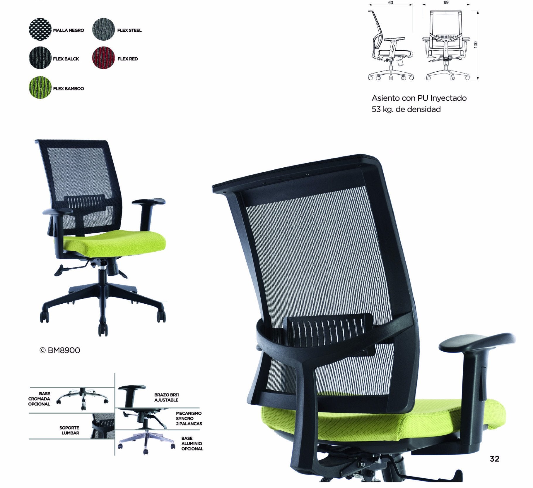 sILLA OPERATIVA 8900