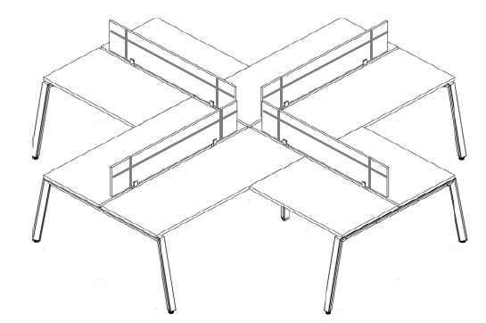 CRUCETA TECH ALPHA WHITE/SILVER - OffiMobile