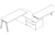 TECH ALPHA SILVER O ALPHA WHITE OPERATIVO CON CREDENZA BAJA LATERAL COMPARTIDA - OffiMobile