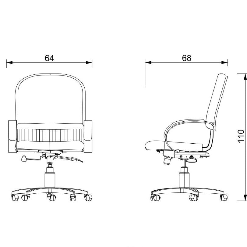 SILLA EJECUTIVA BM 150 AL - OffiMobile