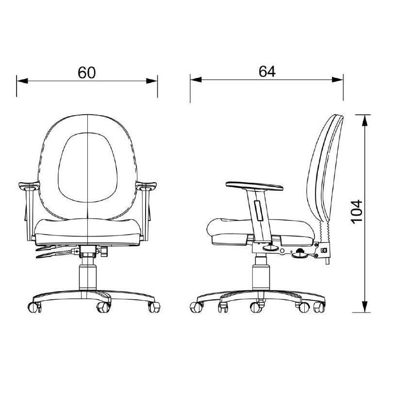 SILLA OPERATIVA BM 220 BR11 - OffiMobile