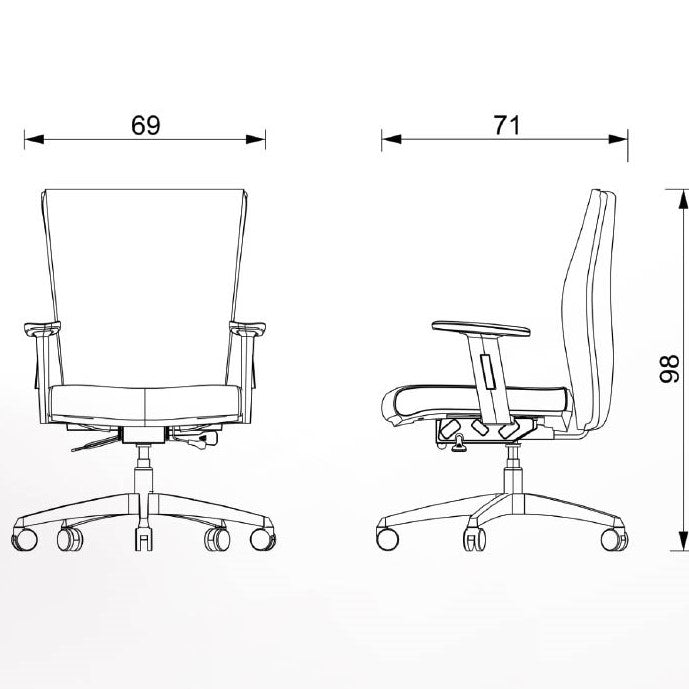 Silla de Alto trafico BM 2490 BR11 - OffiMobile