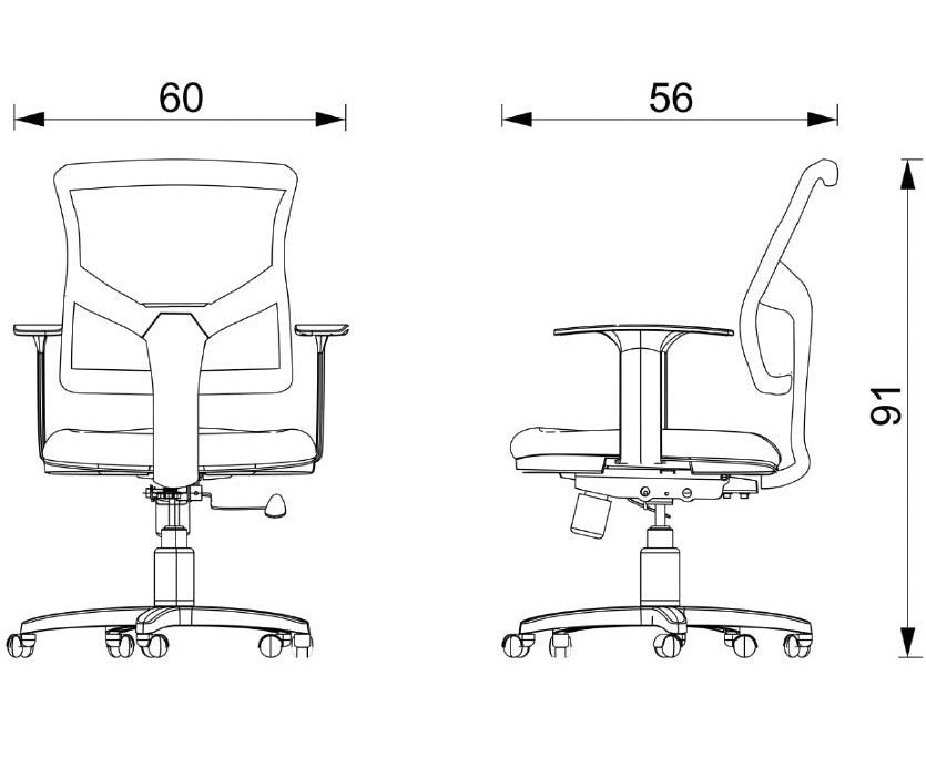 Silla Operativa BM 7020N - OffiMobile