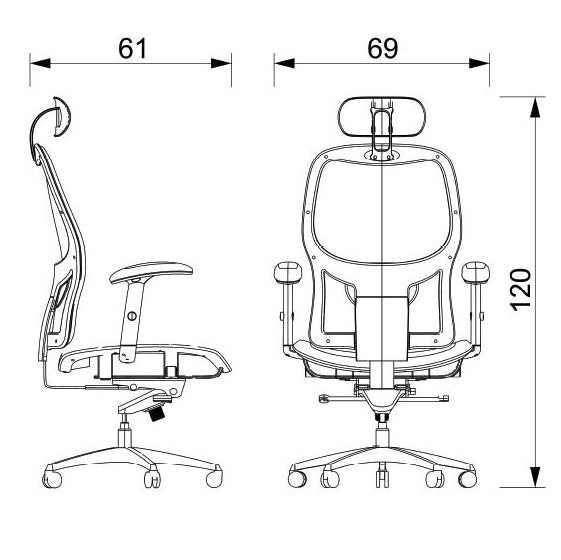 Silla Ejecutiva BM 8400 - OffiMobile