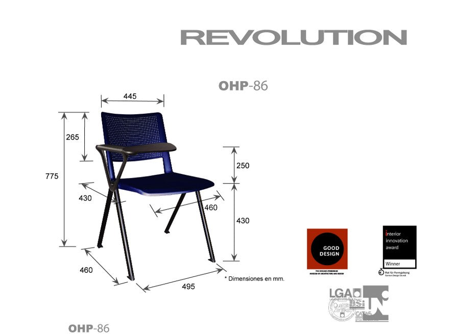 Pupitre Revolution OHP-86