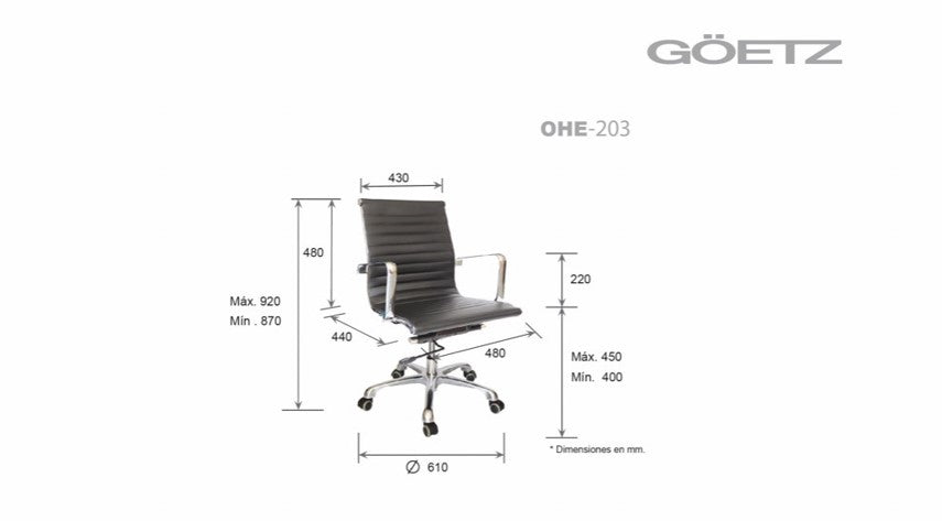 SILLA EJECUTIVA GOETZ RB