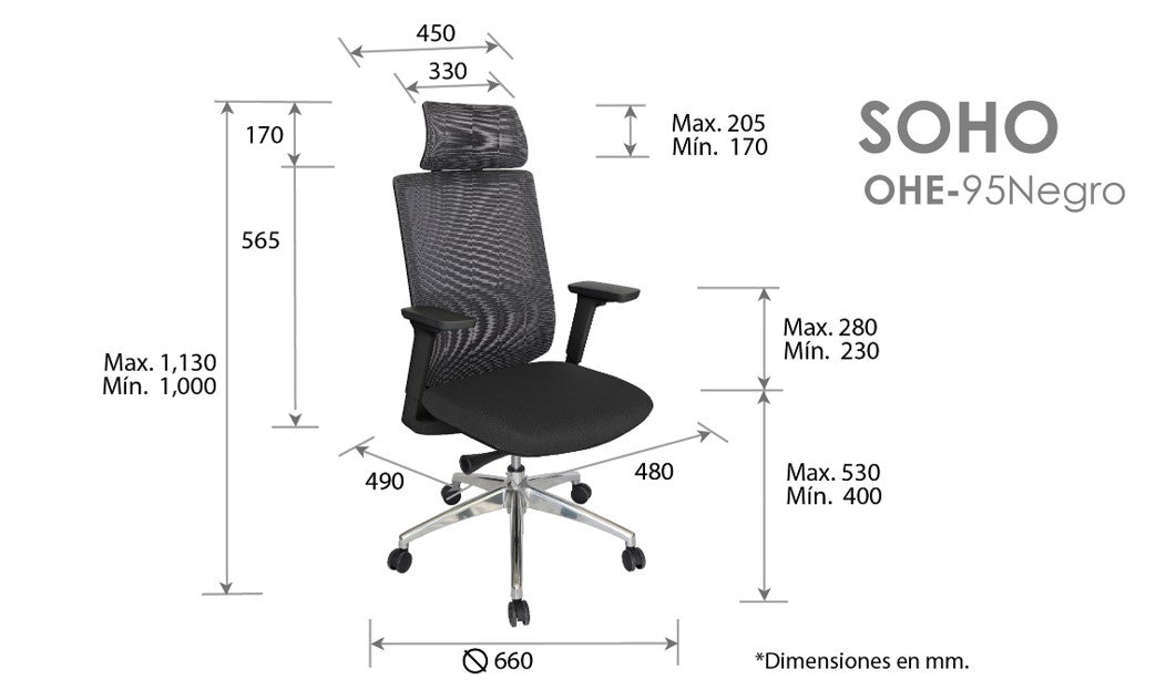 SILLA EJECUTIVA SOHO