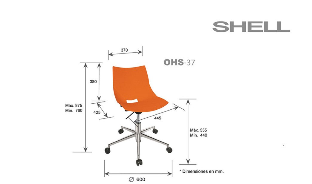SILLA OPERATIVA SHELL