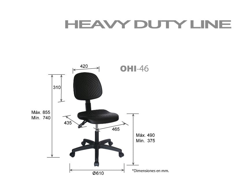 SILLA INDUSTRIAL HEAVY DUTY  OHI-46