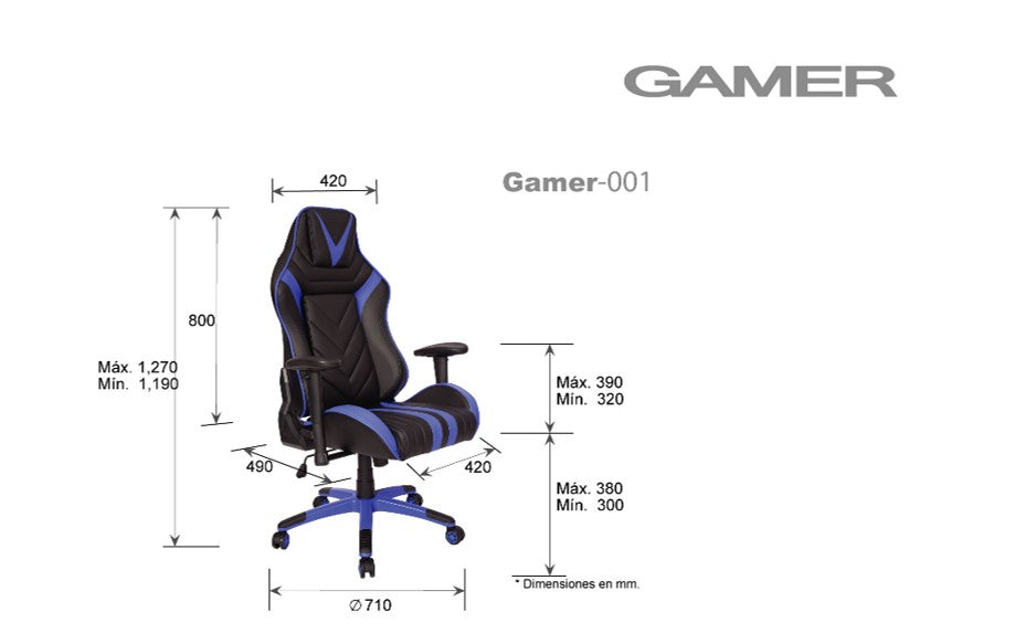 Silla Gamer 001