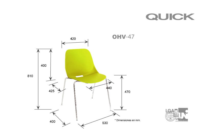 Silla Visitante QUICK