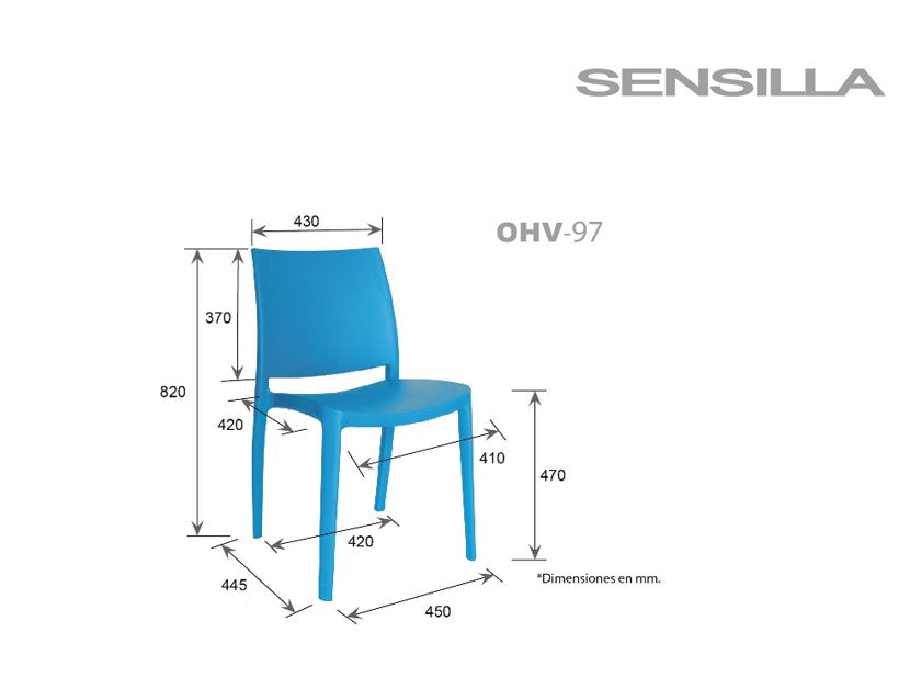 Silla visitante SENSILLA