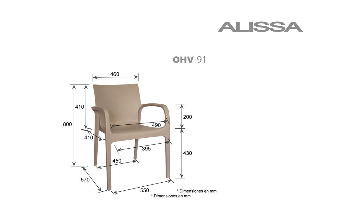 SILLA VISITANTE ALISSA