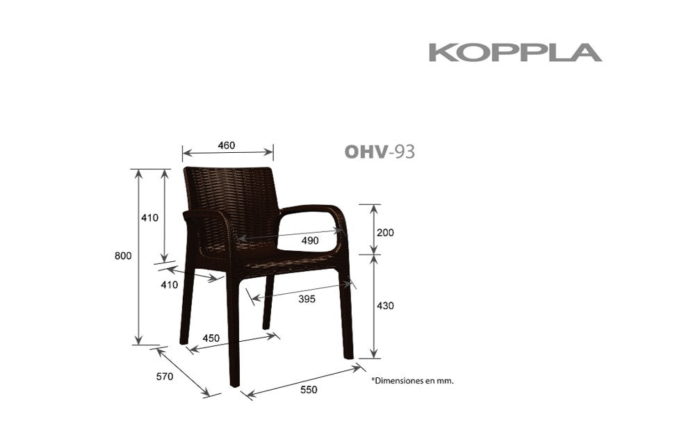SILLA VISITANTE KOPPLA