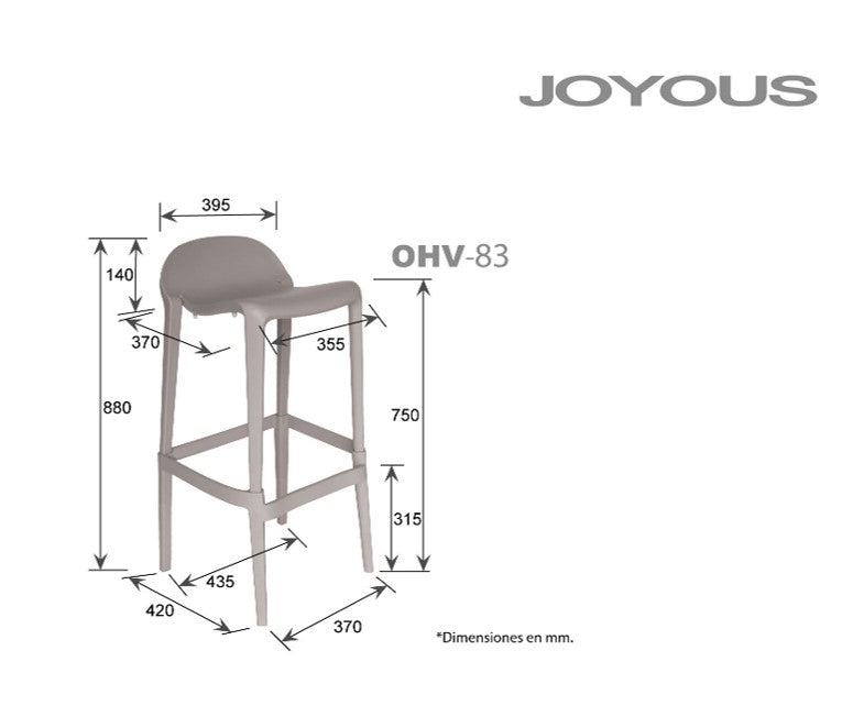 SILLA Visitante JOYOUS OHV-83