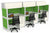 Estacion de Trabajo Estabilus 2D A Pared C archivero y Flipper - OffiMobile