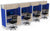Estacion de Trabajo Estabilus T5 A Pared C archivero y Flipper - OffiMobile