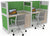 Estacion de Trabajo doble Estabilus 2D C Acrilico y Archivero A Pared - OffiMobile
