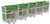 Estacion de Trabajo doble Estabilus 2D C Acrilico y Archivero A Pared - OffiMobile