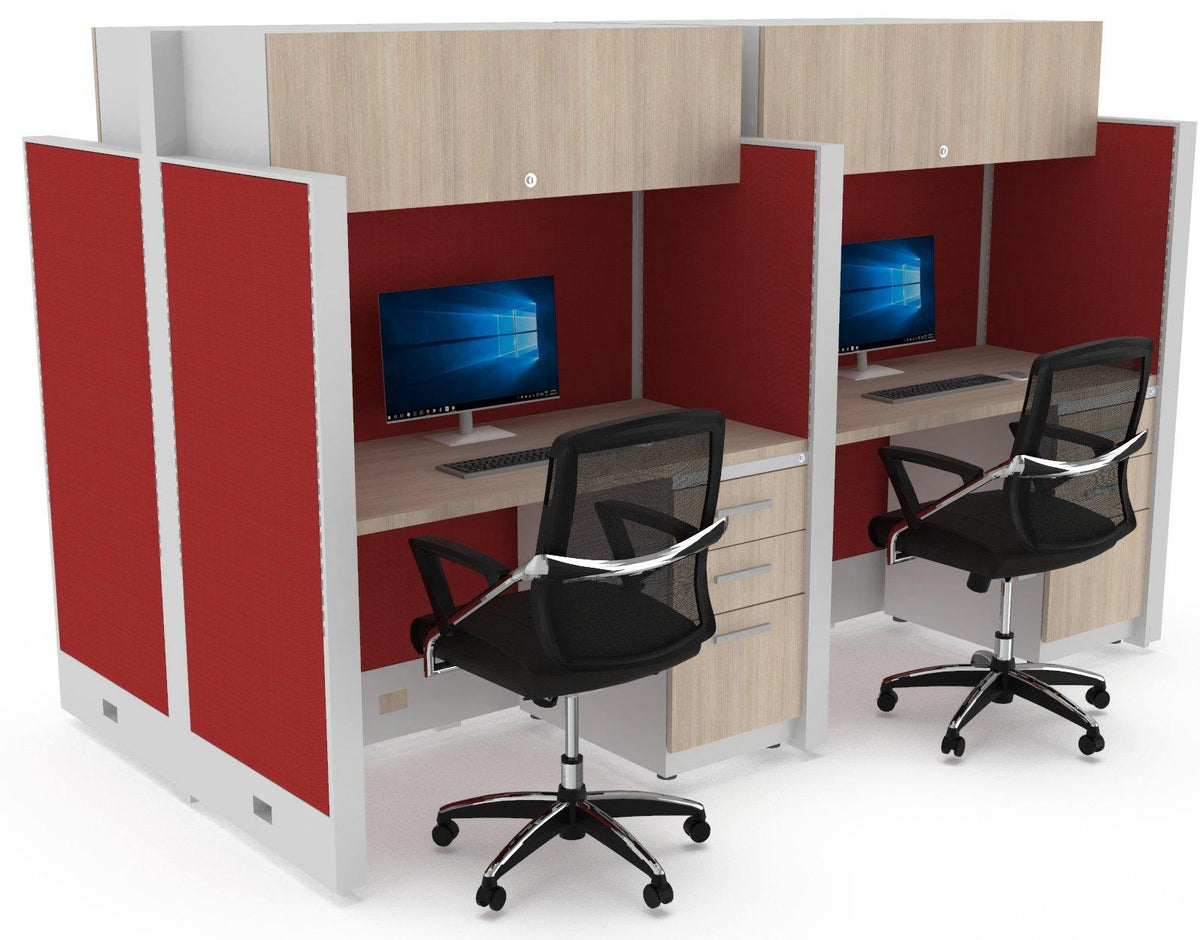 Estacion de Trabajo Estabilus T5 C archivero y Flipper - OffiMobile