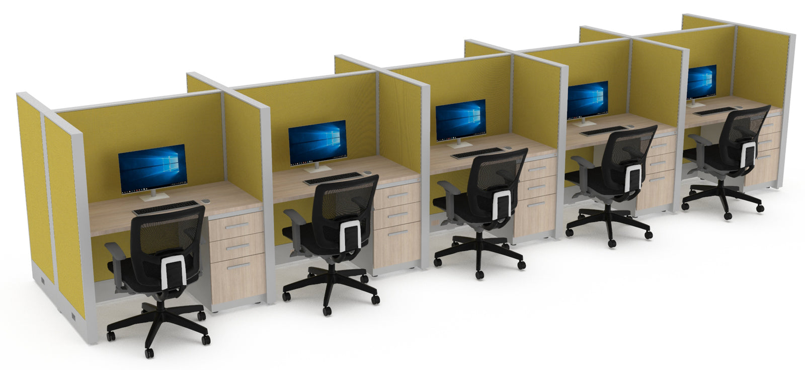 Estacion de Trabajo Estabilus T5 c Archivero - OffiMobile