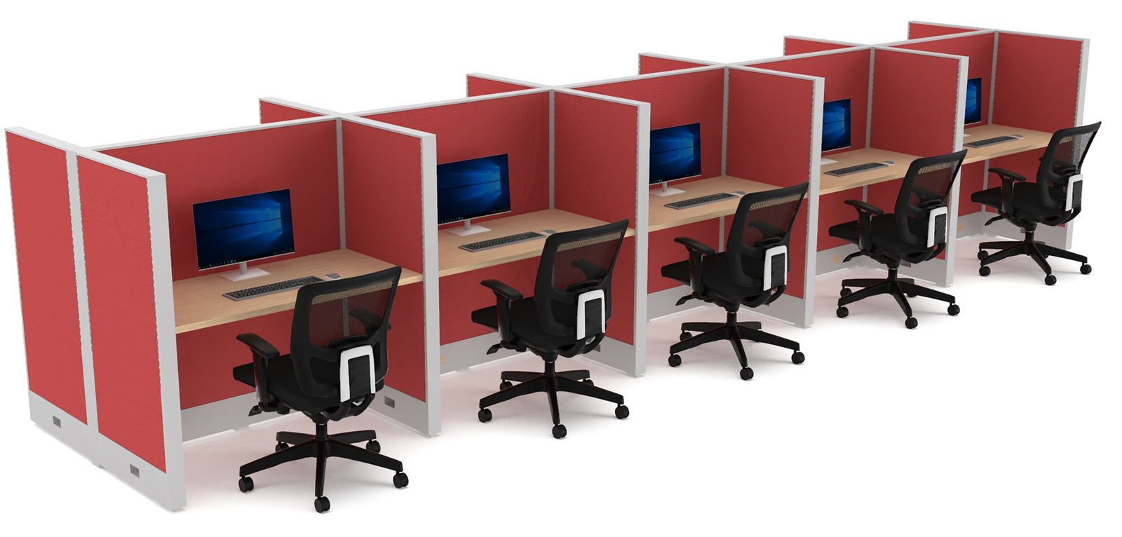 Estacion de Trabajo doble T5 - OffiMobile