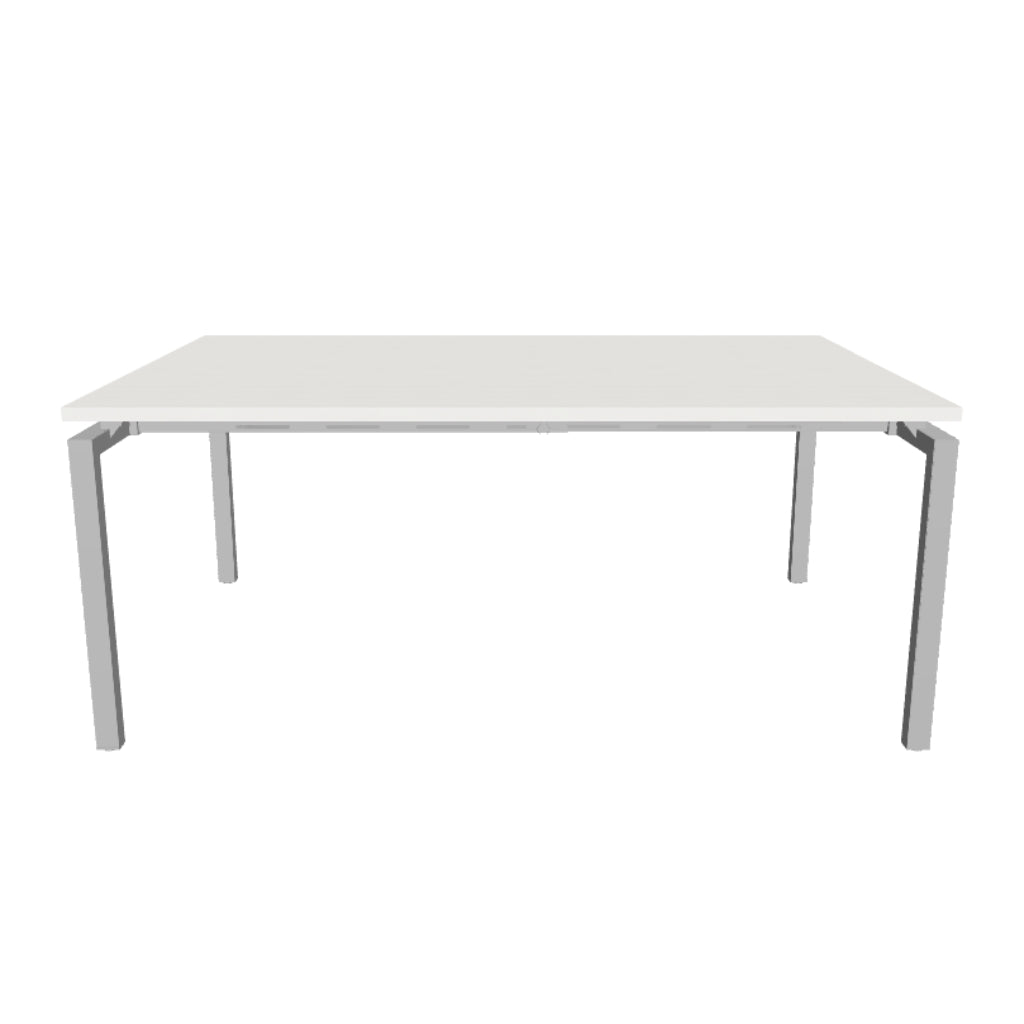 Mesa de juntas para oficina MS White / Silver S | Offimobile