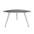 Mesa de juntas Z Chrome Triangular Cristal Templado