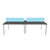 Mesa Bench MS White/Silver 4P