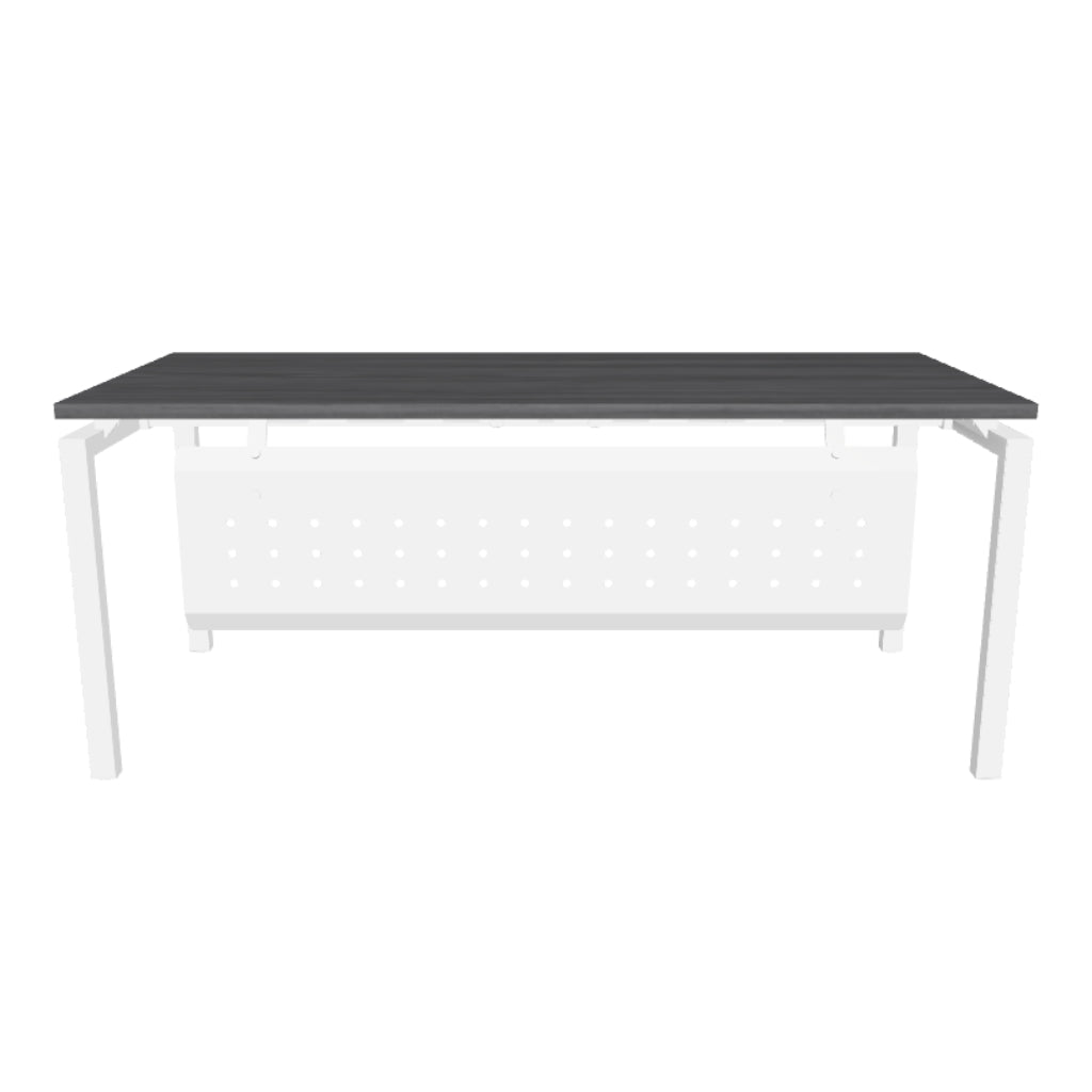 Escritorio MS White/Silver Ejecutivo