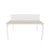 MESA BENCH MS SILVER/WHITE 2P