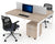 MESA BENCH MS SILVER/WHITE 2P - OffiMobile