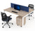 MESA BENCH MS SILVER/WHITE 2P - OffiMobile