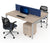 MESA BENCH MS SILVER/WHITE 2P - OffiMobile