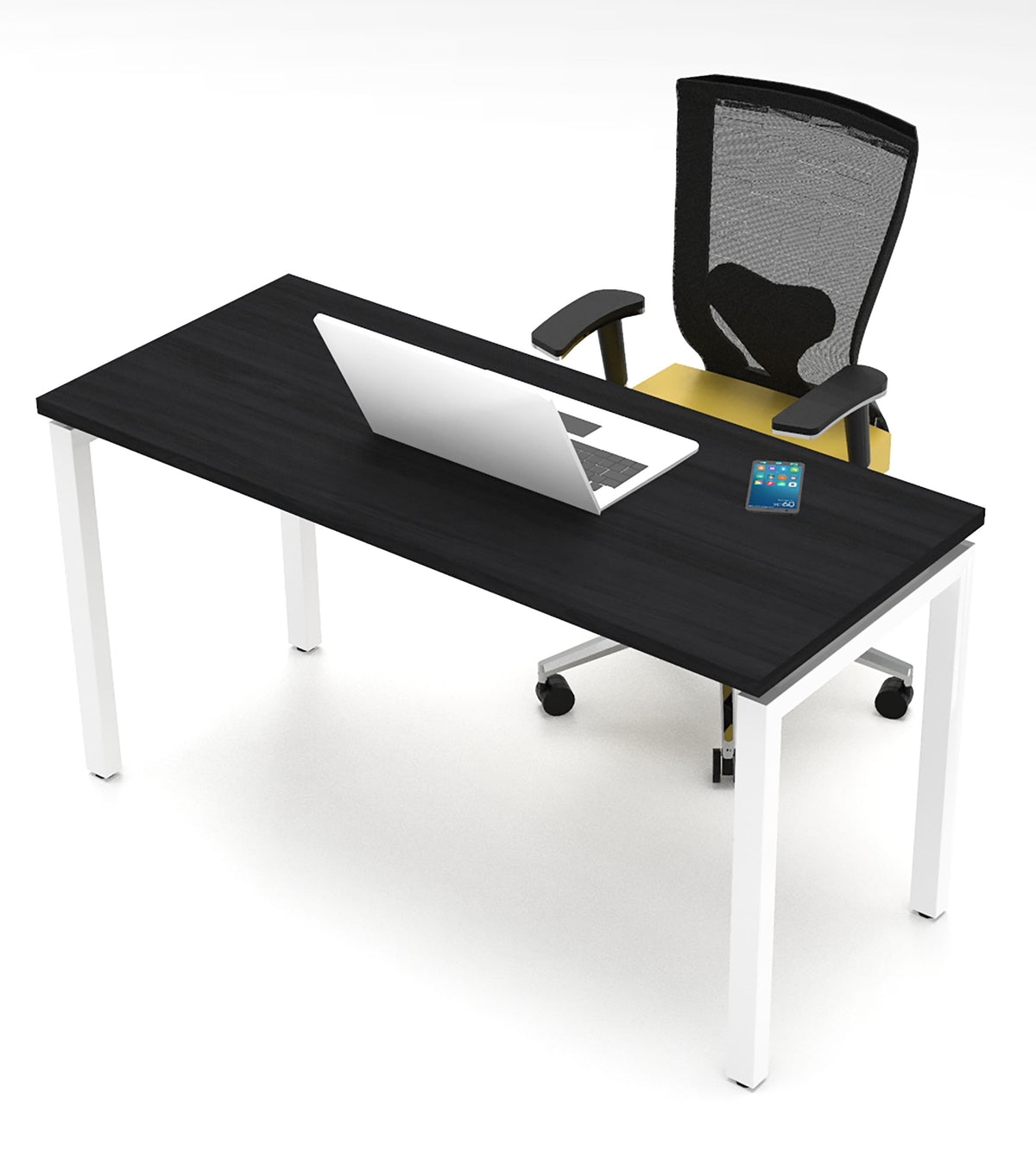 Escritorio Operativo MS White/silver - OffiMobile