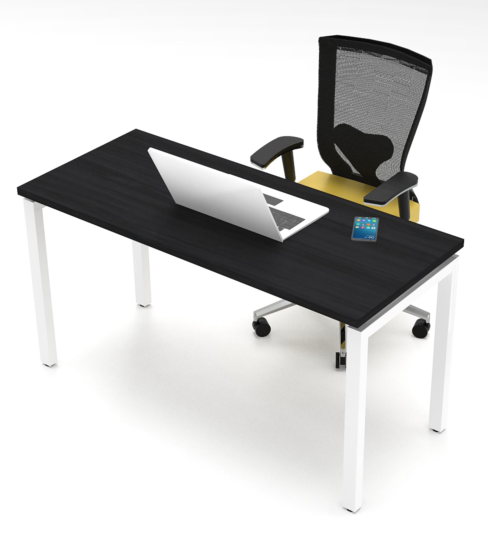 Escritorio Operativo MS White/silver - OffiMobile