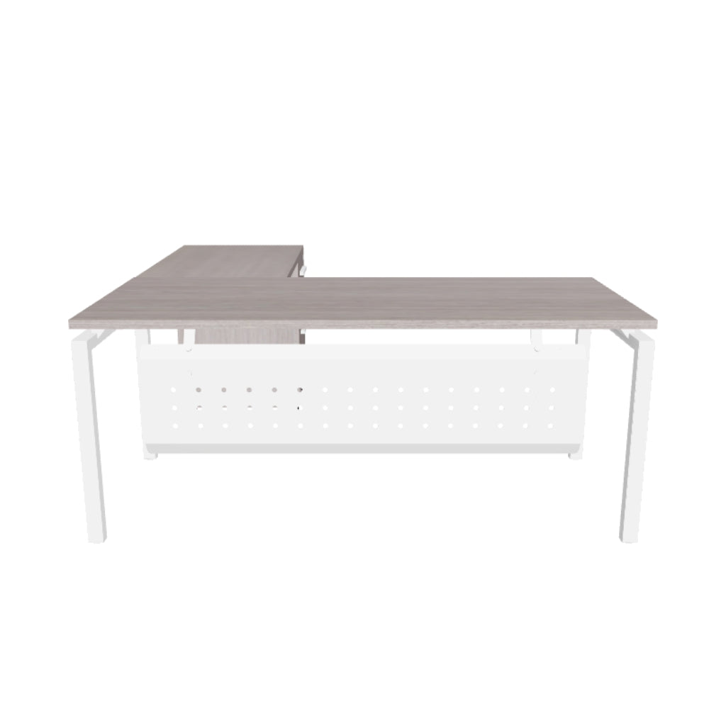 Escritorio Semi ejecutivo MS White/Silver