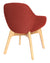 Silla Visitante Fabrizia Base madera - OffiMobile