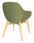 Silla Visitante Fabrizia Base madera - OffiMobile
