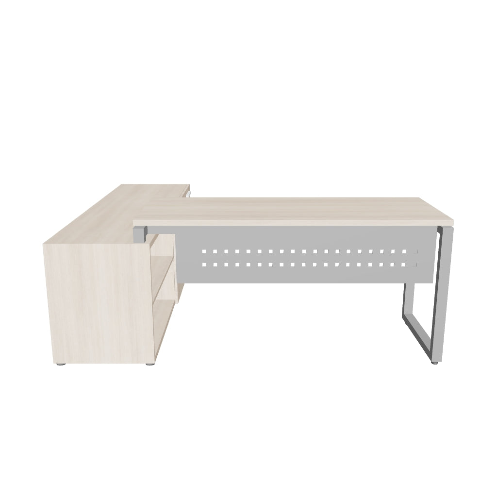 Escritorio Ejecutivo Quattro con credenza lateral - OffiMobile