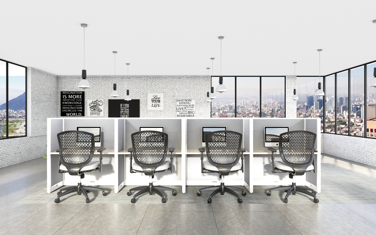 Estacion de Trabajo doble T5 - OffiMobile