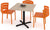 MESA PARA RESTAURANT TECH REST/SILVER O REST/BLACK - OffiMobile