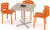 MESA PARA RESTAURANT TECH REST/SILVER O REST/BLACK - OffiMobile
