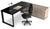 Escritorio Ejecutivo SQ White/Silver/Black Credenza Lateral - OffiMobile
