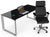 Escritorio Ejecutivo SQ Alum Vidrio - OffiMobile