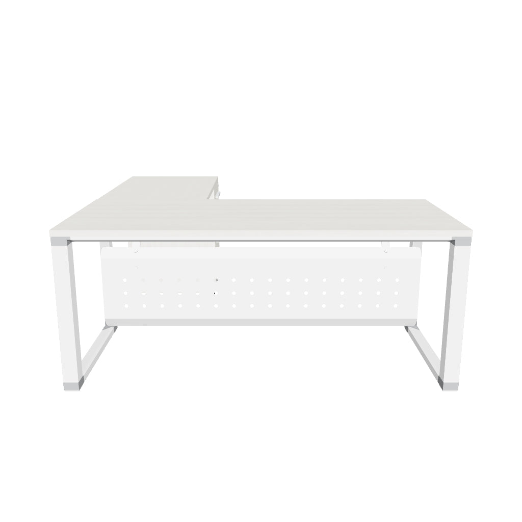 Escritorio Semi Ejecutivo SQ White/Silver/Black